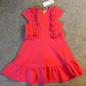 NWT! Bright pink little girls dress
